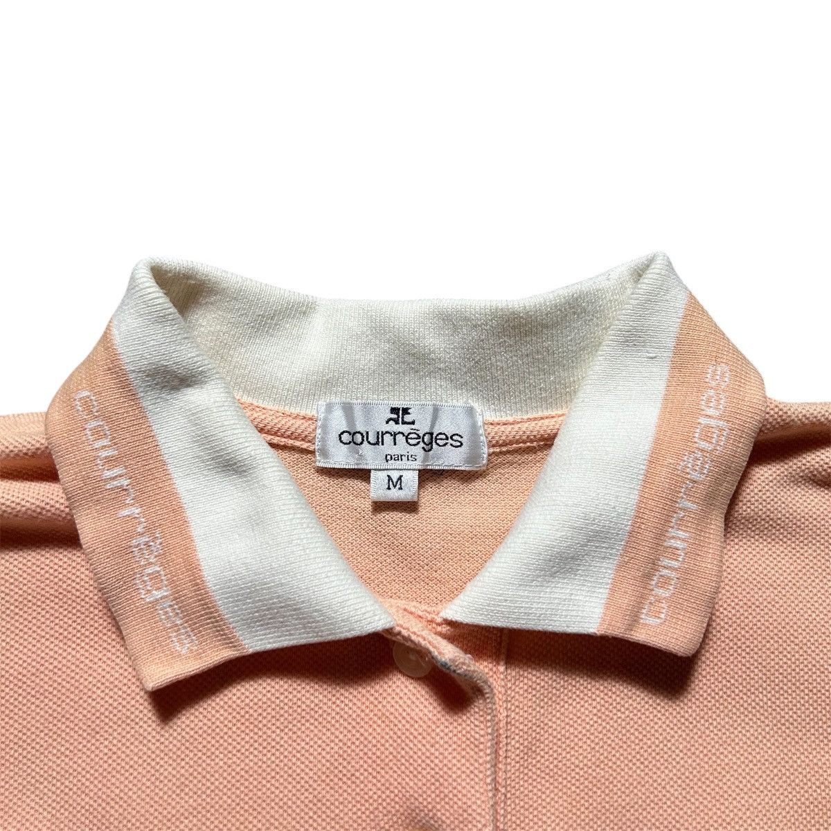 Courreges Vintage Courreges Logo Polos Shirt Size M / US 6-8 / IT 42-44 - 3 Thumbnail