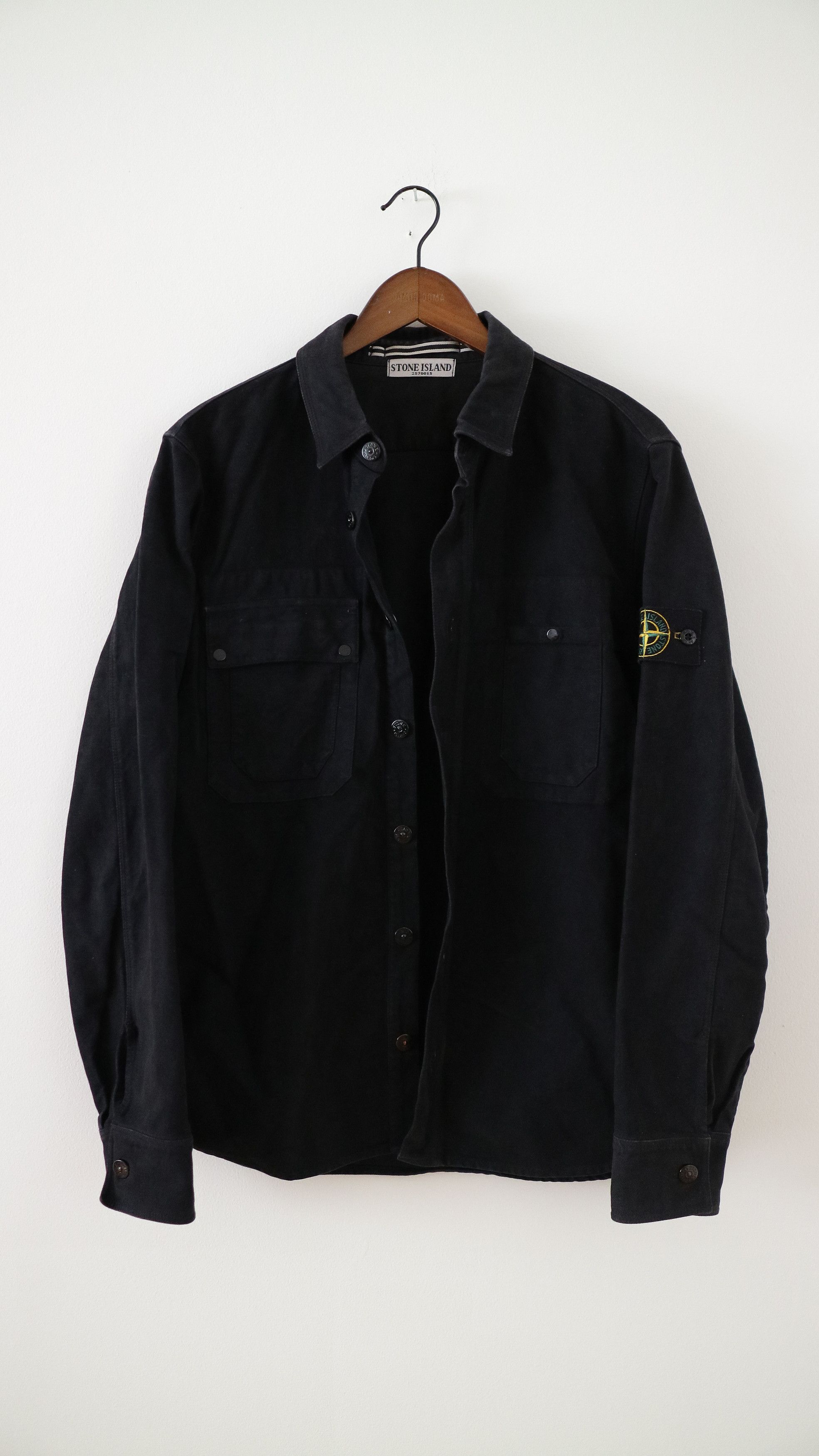 Stone Island 2011 Moleskin Flannel Size US L / EU 52-54 / 3 - 1 Thumbnail