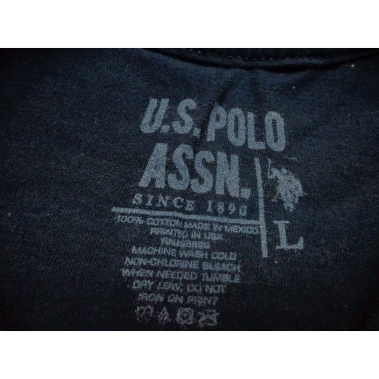 U.S. Polo Assn. U.S. Polo Assn. Since 1890 Navy Blue T-Shirt Size Large MEN L Navy Blue T-Shirt Size US L / EU 52-54 / 3 - 3 Thumbnail