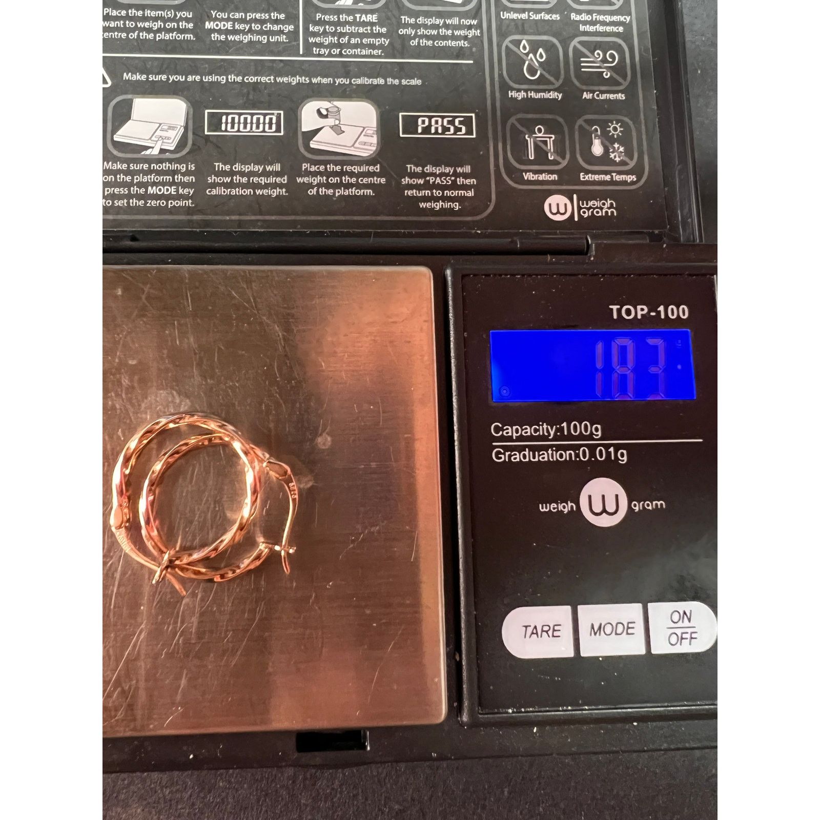 Other NEW gold over sterling silver twisted hoop earrings Size ONE SIZE - 9 Thumbnail