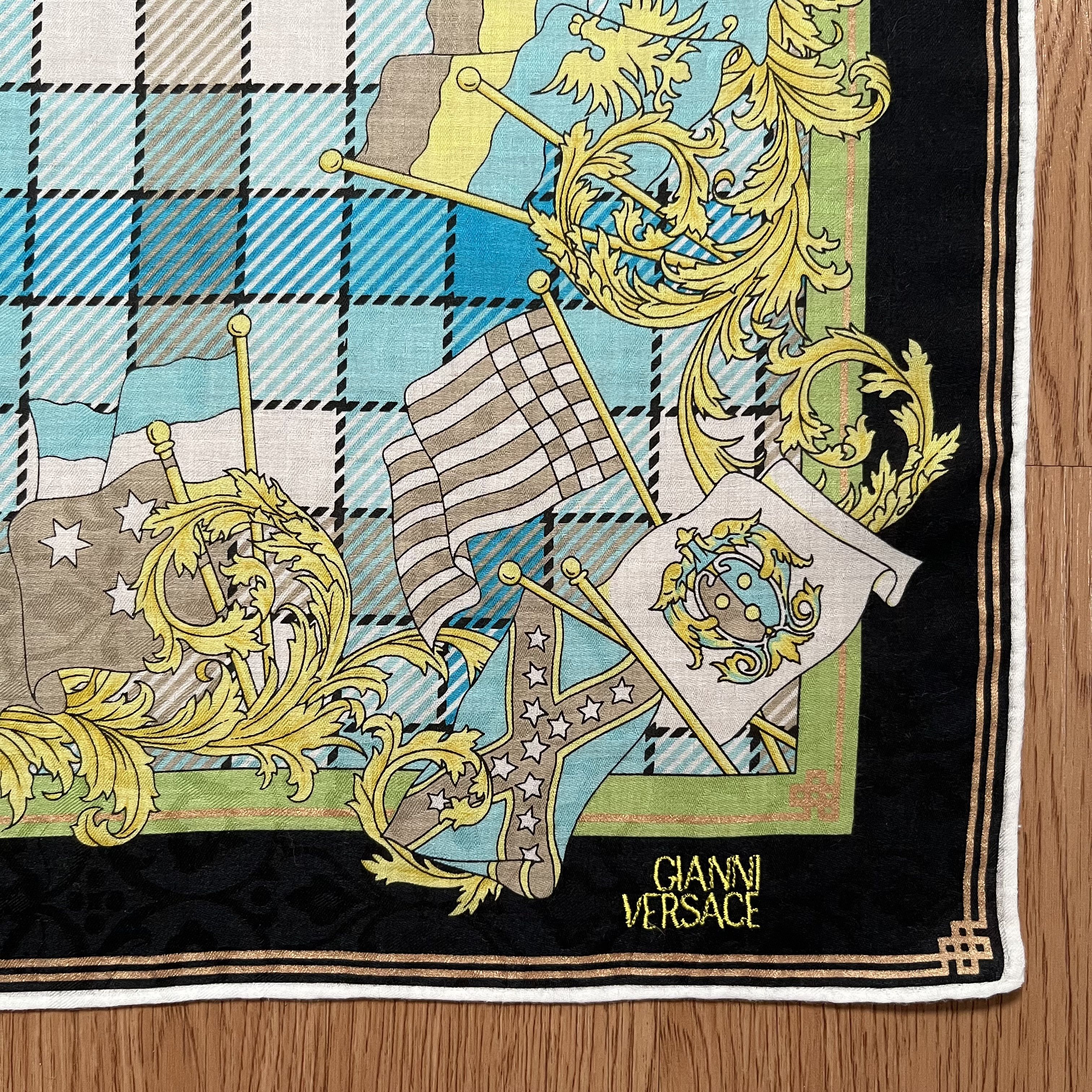 Versace Vintage Versace Handkerchief Size ONE SIZE - 2 Thumbnail