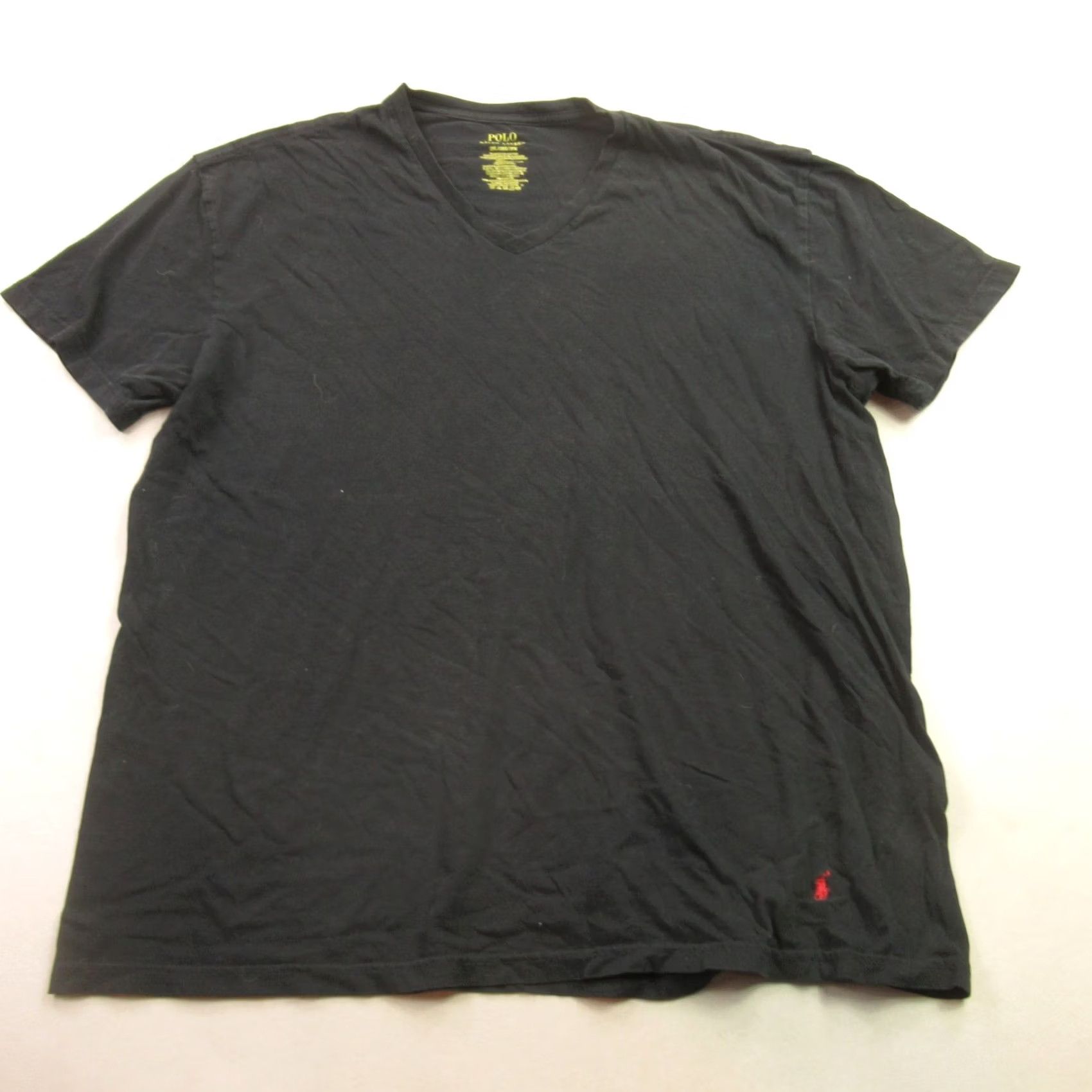 Polo Ralph Lauren Polo Ralph Lauren Shirt Mens 2XL Black V Neck Short Sleeve Casual Outdoors Size US XXL / EU 58 / 5 - 2 Thumbnail