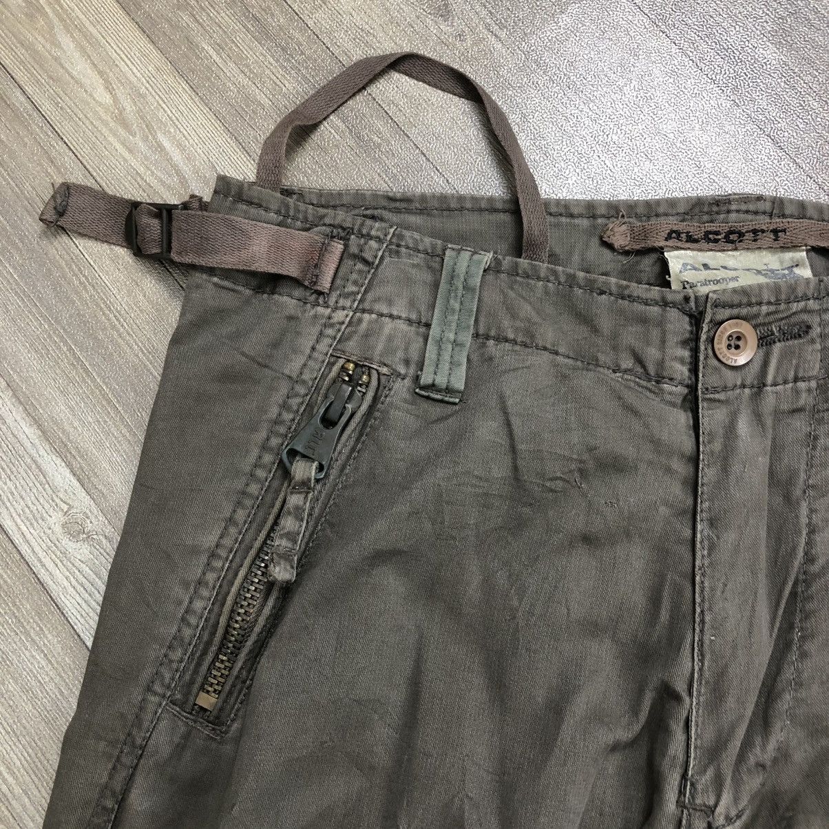 If Six Was Nine × Japanese Brand 2000s Alcott Bondage Cargo Multipocket Pants Y2K Lgb Goa Size US 32 / EU 48 - 6 Thumbnail