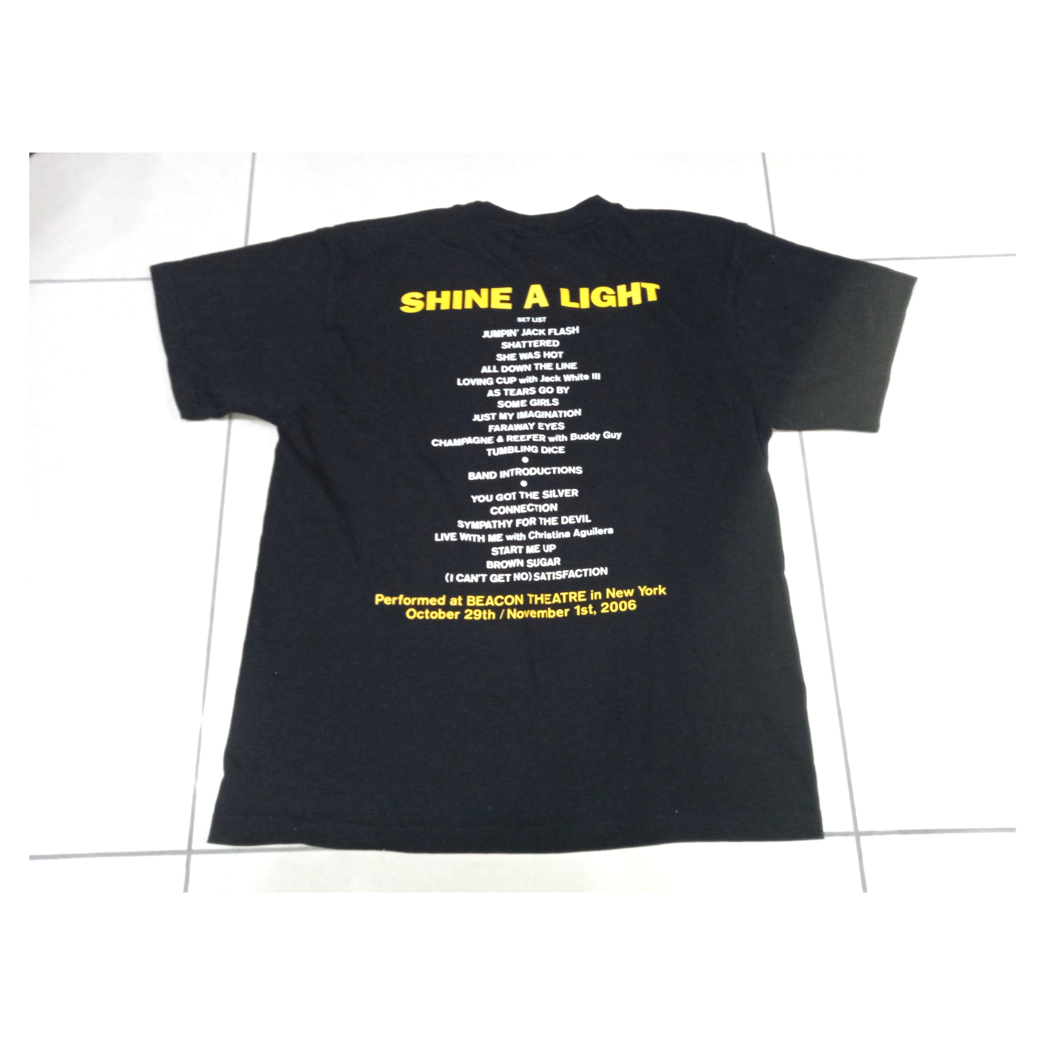 Vintage Vintage 00s Rolling Stones Shine A Light Scorsese T Shirt Size US L / EU 52-54 / 3 - 2 Thumbnail