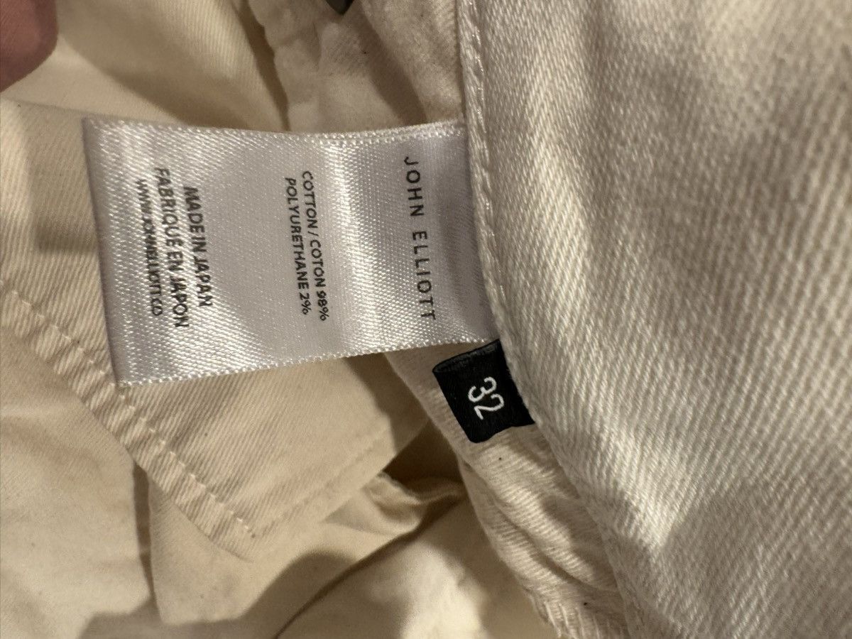 John Elliott John Elliott White Denim Jeans - The Cast 2 / Sour Skittles Size US 32 / EU 48 - 4 Thumbnail
