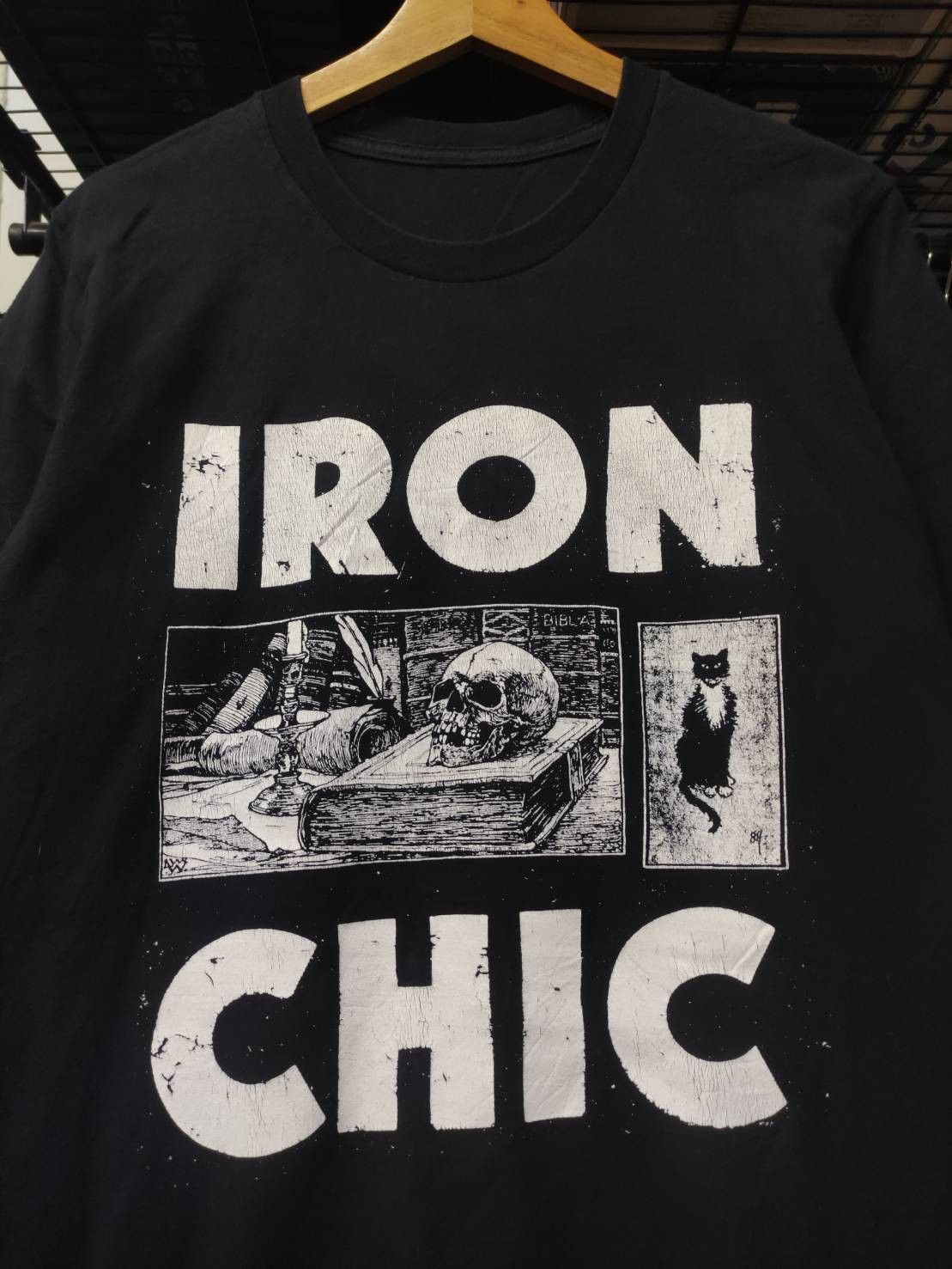 Band Tees Vtg Iron Chic Band " Cat&Skull " Bridge 9 Rec T-Shirt Size US L / EU 52-54 / 3 - 1 Thumbnail