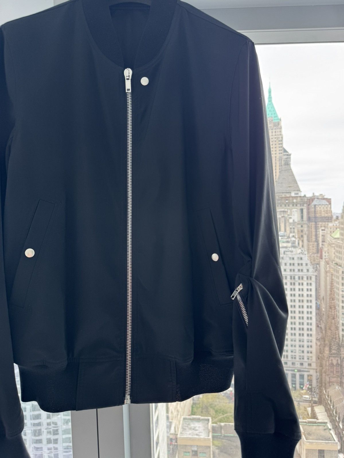 Rick Owens Rick Owens Black Classic Flight Bomber Jacket Size US M / EU 48-50 / 2 - 6 Thumbnail