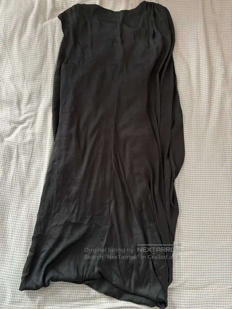 Helmut Lang Helmut Lang size 4 Tank Style Blackish Gray Asymmetrical Dr Size S / US 4 / IT 40 - 3 Thumbnail