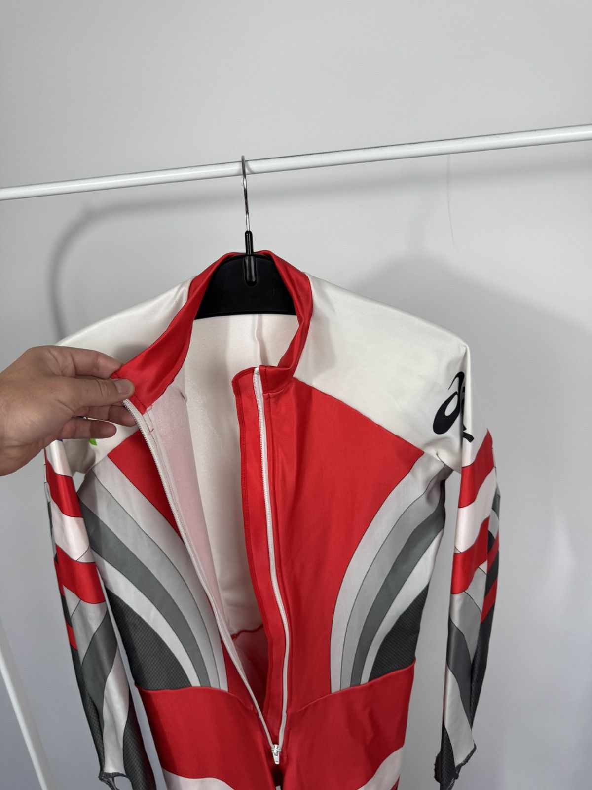 Asics Vintage Asics Austria Speed Skating Race Suit Made in Japan Size US M / EU 48-50 / 2 - 7 Thumbnail