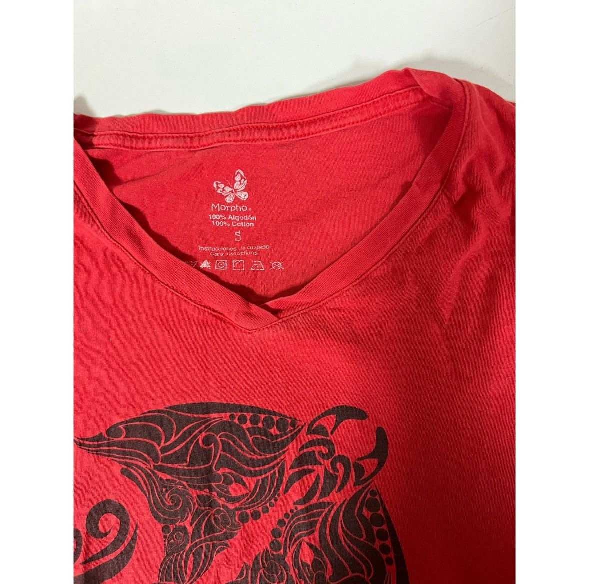Vintage Red Black ‘Antigua Barbuda’ Graphic T-Shirt Top Tee Size S♥️✨ Size US S / EU 44-46 / 1 - 3 Thumbnail