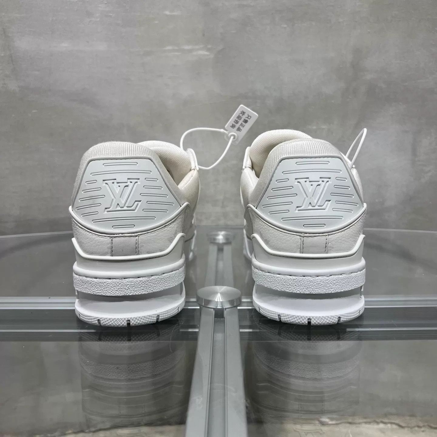 Louis Vuitton LV Trainer White Monogram Allover UK7.5/41.5 YH26549 Size US 8.5 / EU 41-42 - 6 Thumbnail