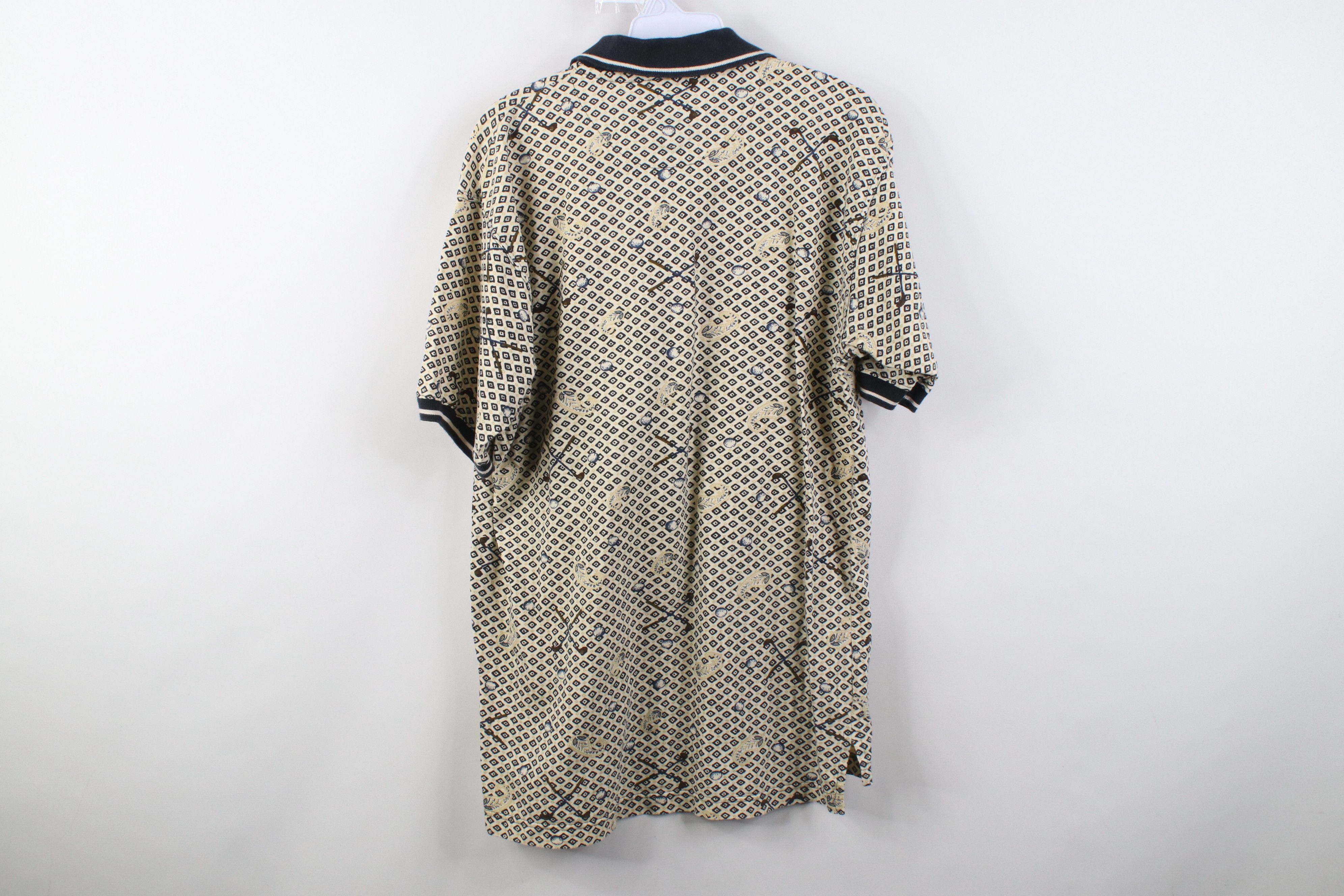 Vintage Vintage 90s Streetwear All Over Print Golf Polo Shirt Size US S / EU 44-46 / 1 - 11 Thumbnail