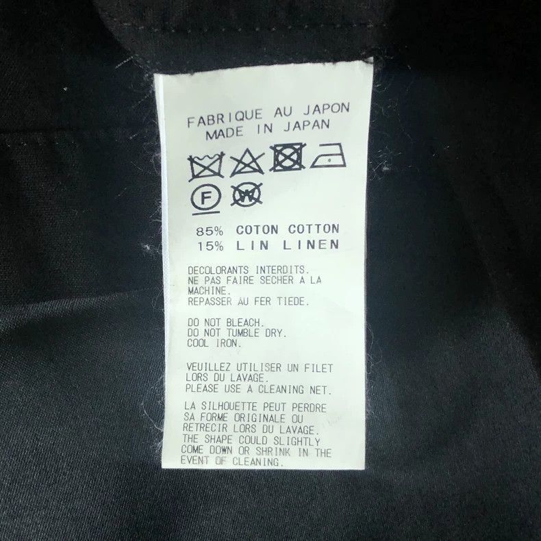 Yohji Yamamoto Yohji Yamamoto Yohji Yamamoto Cotton Linen Scarf Coat Size US L / EU 52-54 / 3 - 5 Thumbnail