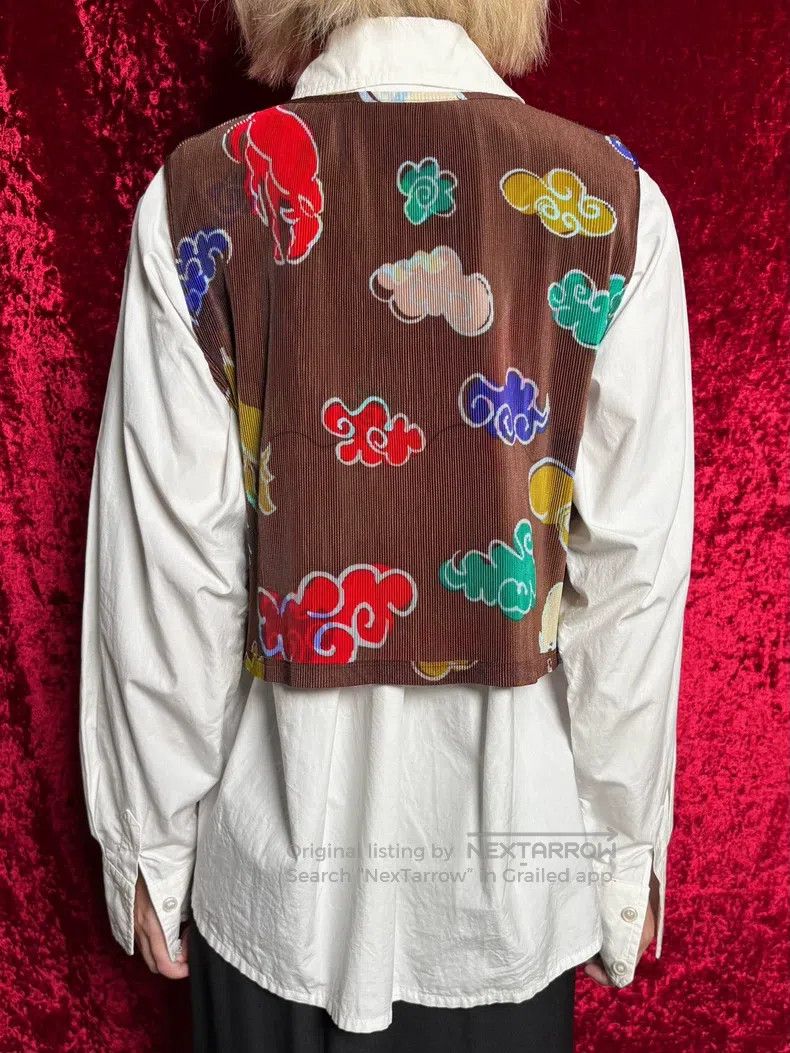Issey Miyake Issey Miyake Vintage Golden Ox Chinese-Style Cloud Ruched Size L / US 10 / IT 46 - 4 Thumbnail