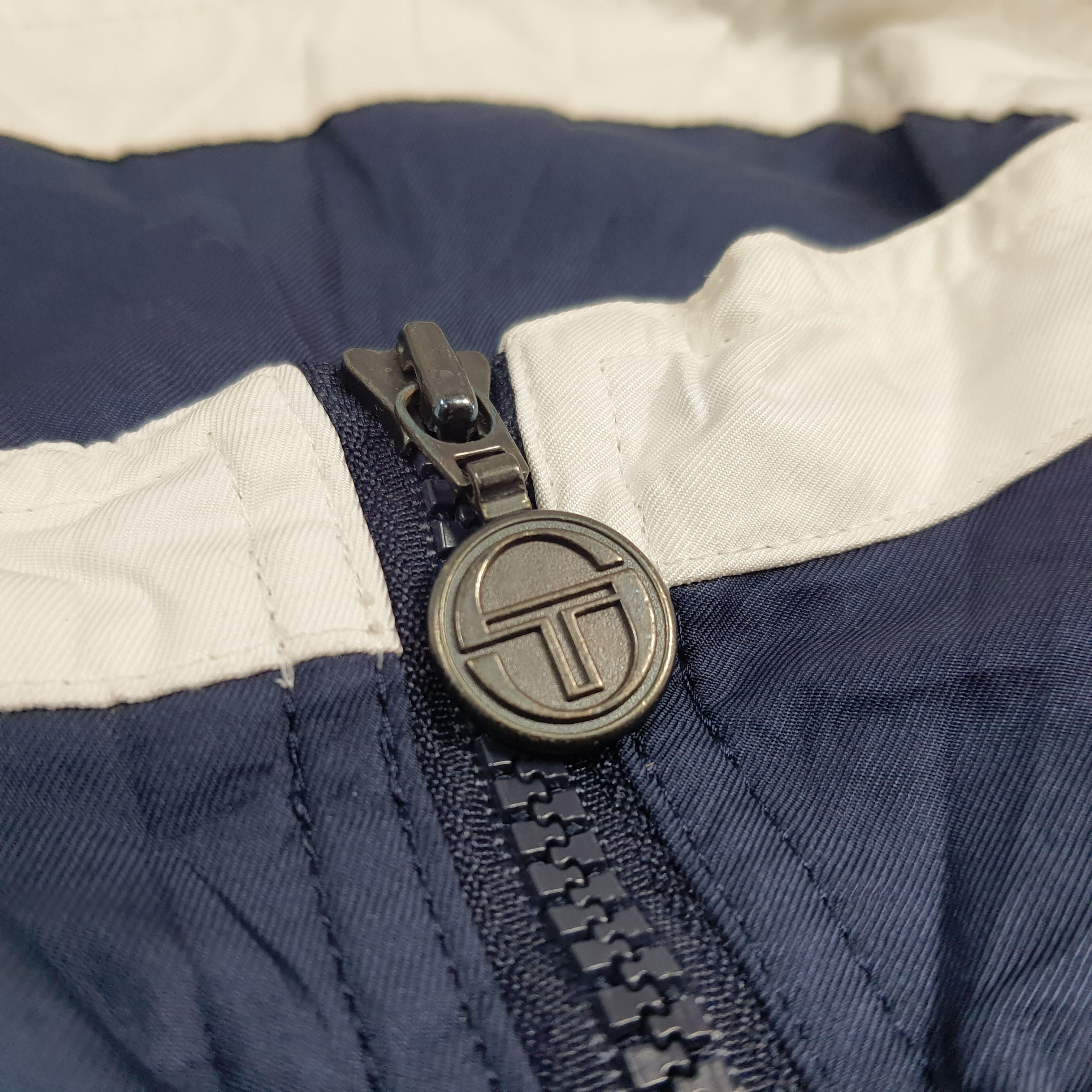 Sergio Tacchini Vintage Sergio Tacchini Navy Full Zip Jacket C302N20 Size US XL / EU 56 / 4 - 3 Thumbnail