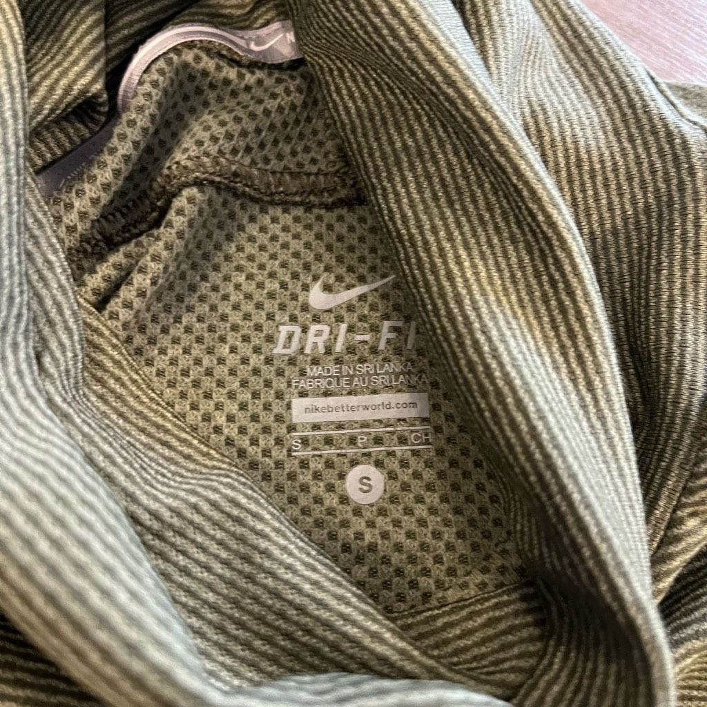 Nike Nike Green Athletic Workout Quarter Zip Jacket Women Small Size S / US 4 / IT 40 - 3 Thumbnail