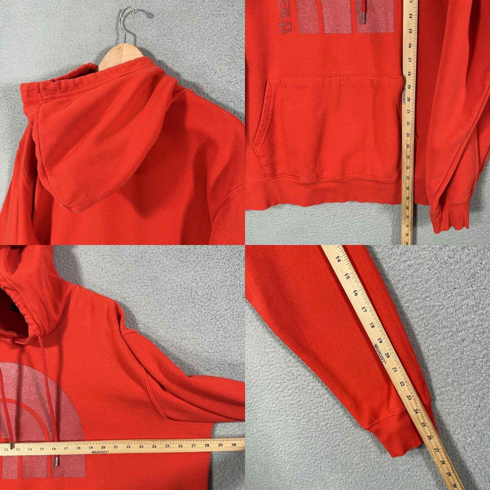The North Face The North Face Jumbo Half Dome Hoodie Mens 2XL Red Fleece Pullover Sweatshirt Size US XXL / EU 58 / 5 - 9 Thumbnail