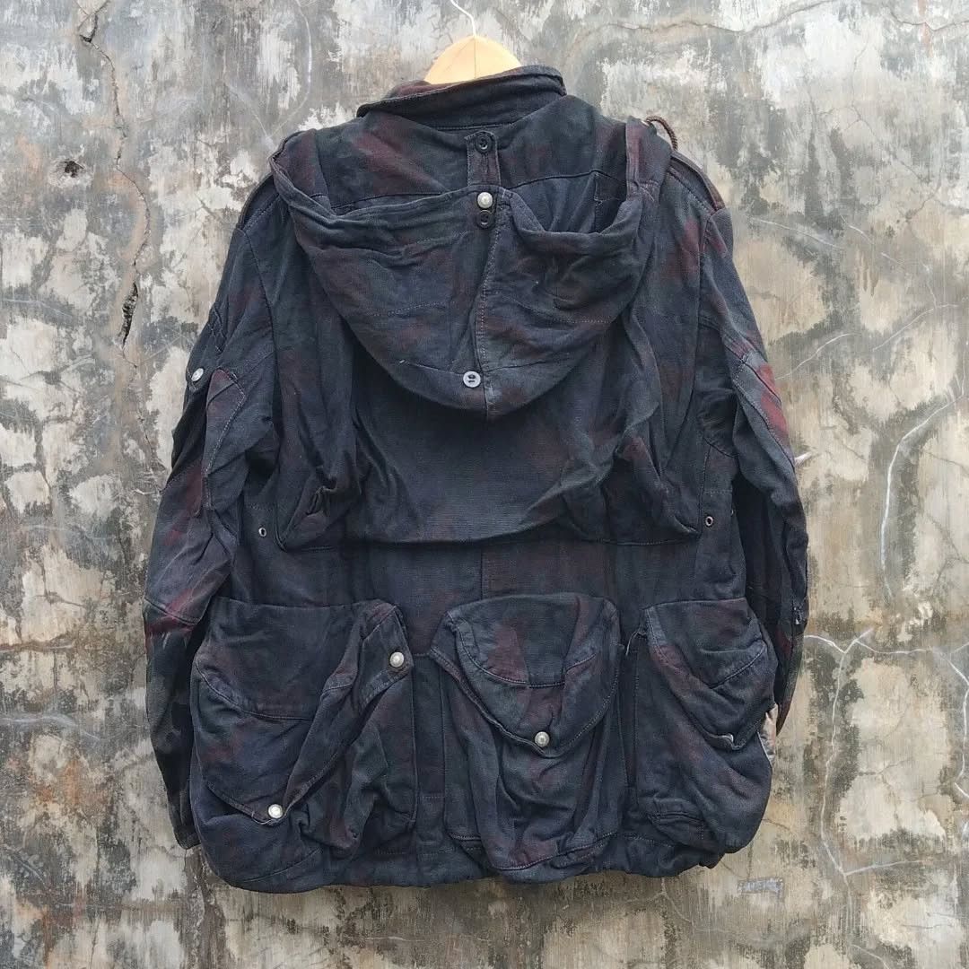 Vintage Swiss Army Alpenflage M70 Parka Coat Jacket Camouflage Size US L / EU 52-54 / 3 - 2 Thumbnail