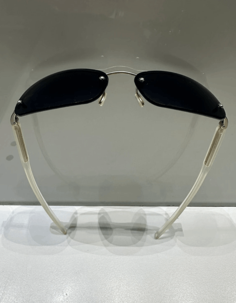 Prada PRADA Sunglasses SPR 56A Rimless Sport Metal Shield Size ONE SIZE - 6 Thumbnail