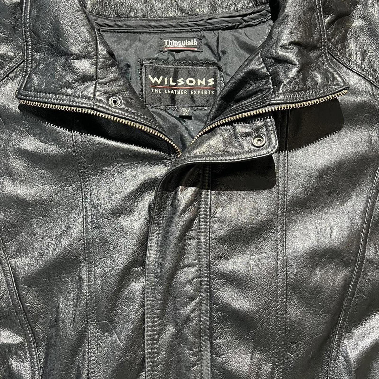 Wilsons Leather VTG Wilsons Leather Thinsulate 2-in-1 Lined Leather Jacket Size XXL / US 16-18 / IT 52-54 - 6 Thumbnail