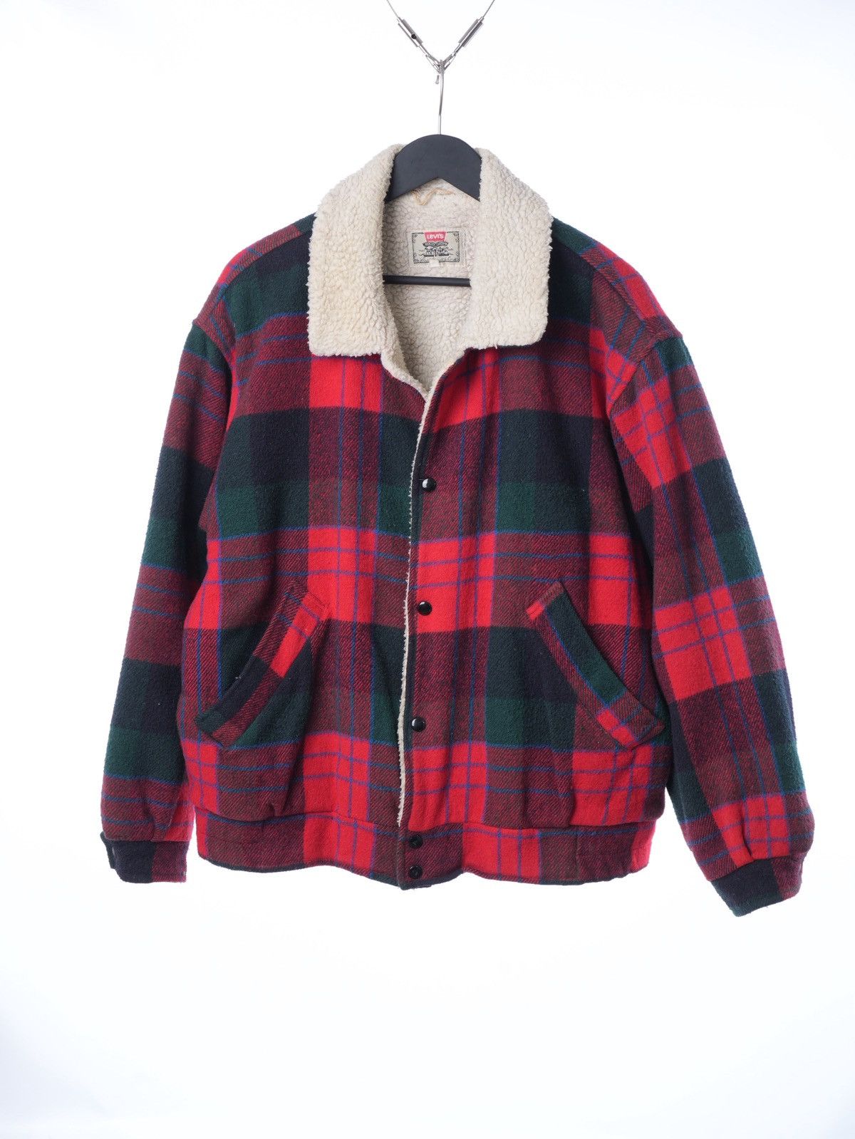 Levi's Vintage LEVIS Levi’s Wool Sherpa Jacket 70-80s Size US L / EU 52-54 / 3 - 1 Thumbnail
