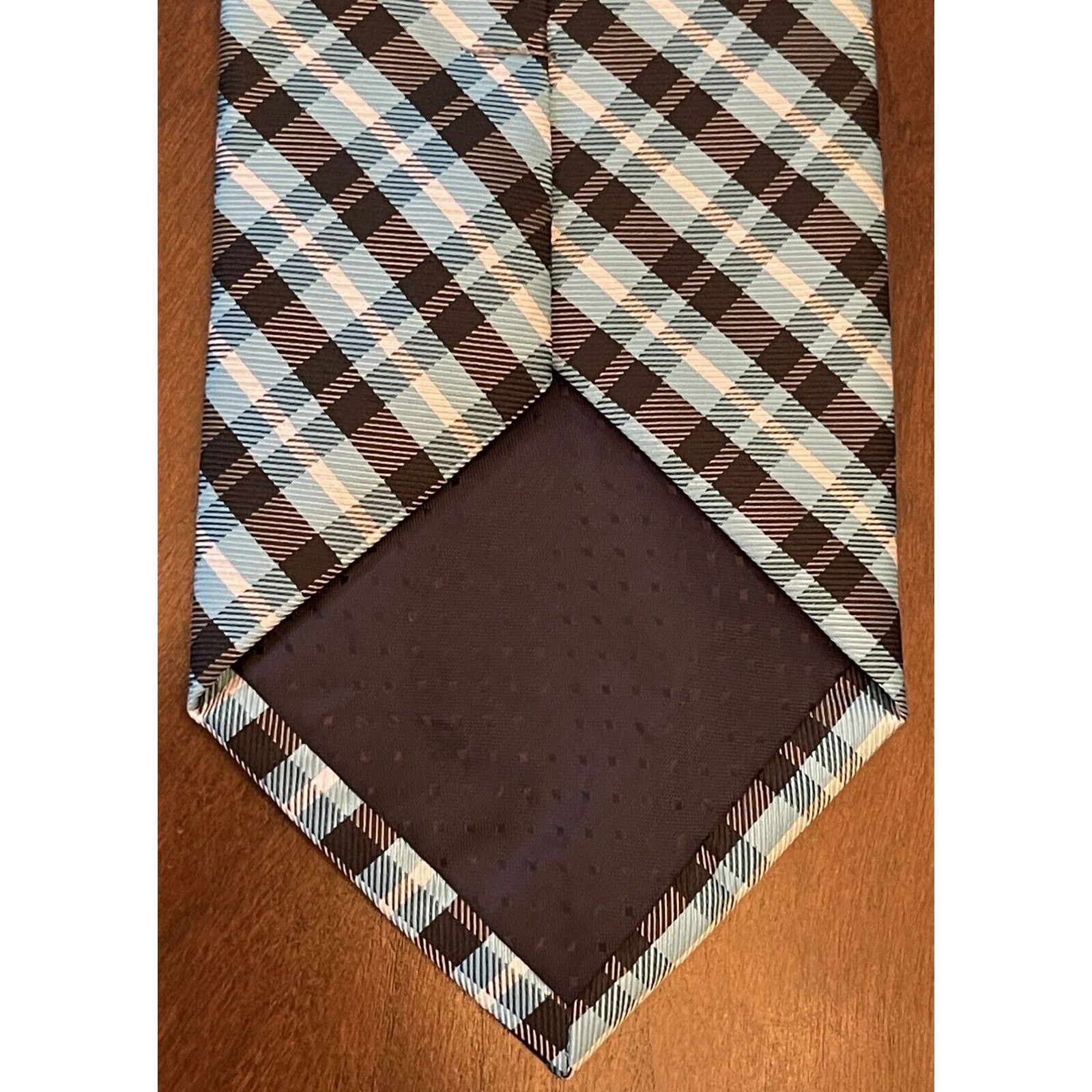 Other Adolfo Blue Black Hand Made 100% Polyester Made In China Size ONE SIZE - 2 Thumbnail