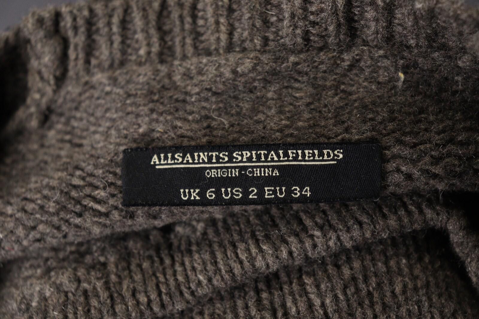 Allsaints AllSaints Gray Wool Knit Able Dress Size UK 6 / US 2 / EU 34 Size M / US 6-8 / IT 42-44 - 11 Thumbnail