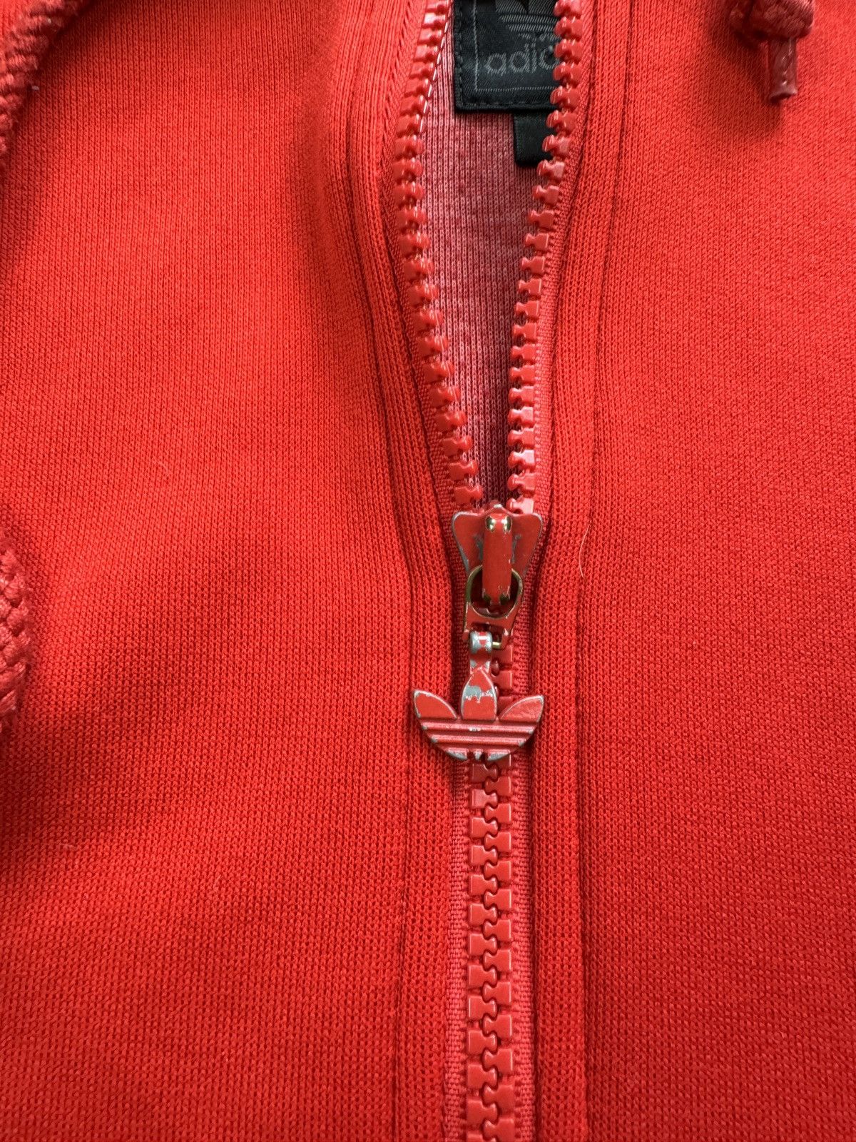Adidas × Vintage Adidas 3 Stripes zip boxy vintage rap skate y2k logo rare Size US L / EU 52-54 / 3 - 5 Thumbnail