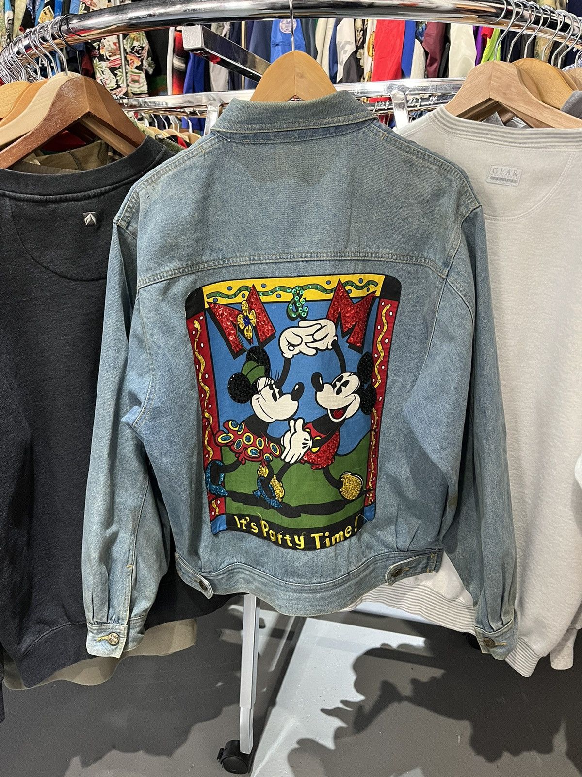 Vintage disney outlet denim jacket