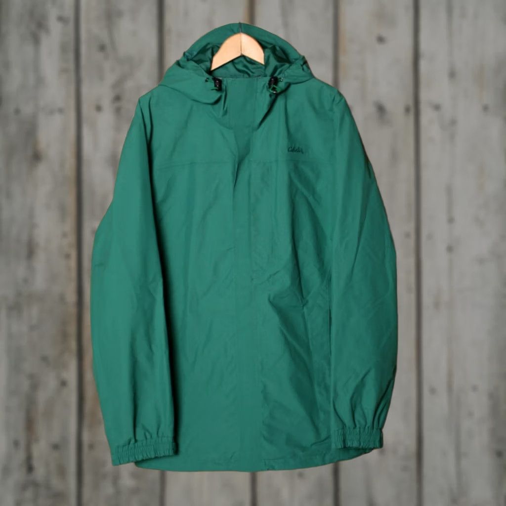 Vintage Cabela's Green Nylon Gore-Tex Hooded Rain Jacket Men's MT Jacket Zip Rain Coat Mens Green Nylon Gore-Tex Hooded Rain Jacket MT Size US M / EU 48-50 / 2 - 1 Thumbnail