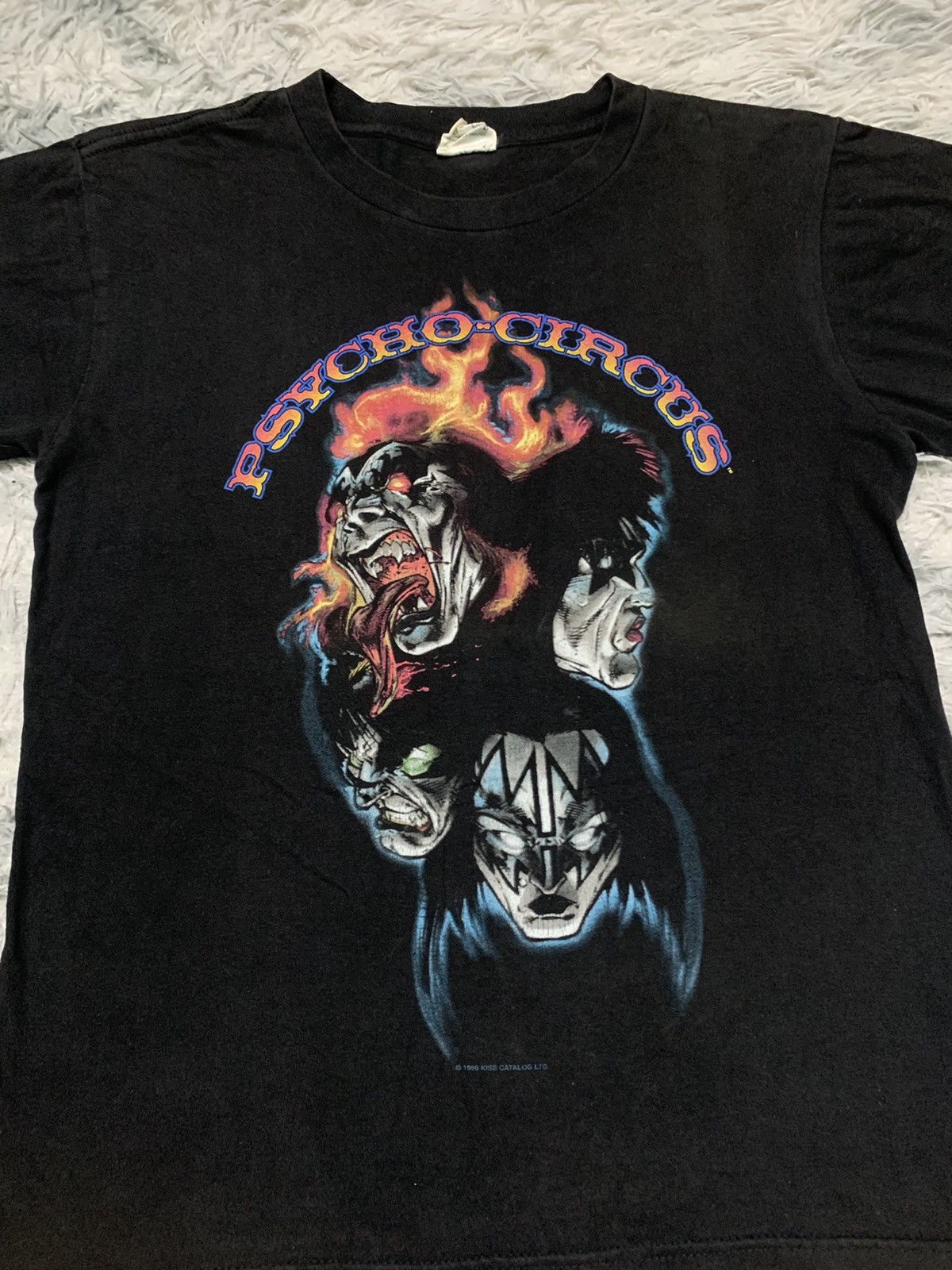 KISS 1998 KISS T SHIRT RARE DESIGN ALTERED Size US S / EU 44-46 / 1 - 3 Thumbnail