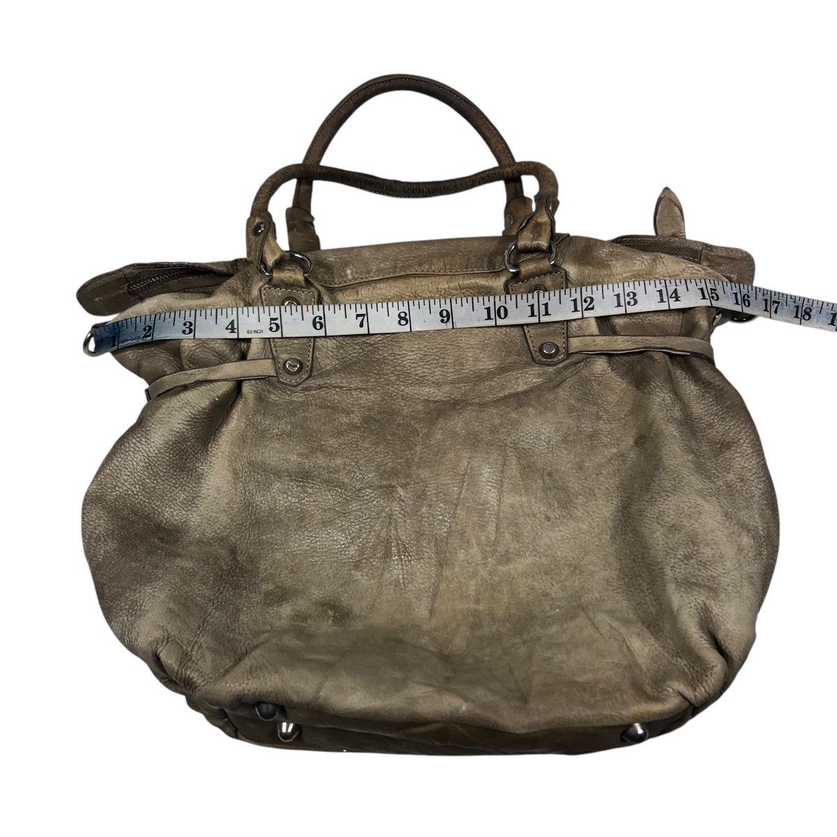 Vintage 📌Vintage Genuine Leather Bag Carol J Designer Gianni Notaro Size ONE SIZE - 13 Thumbnail