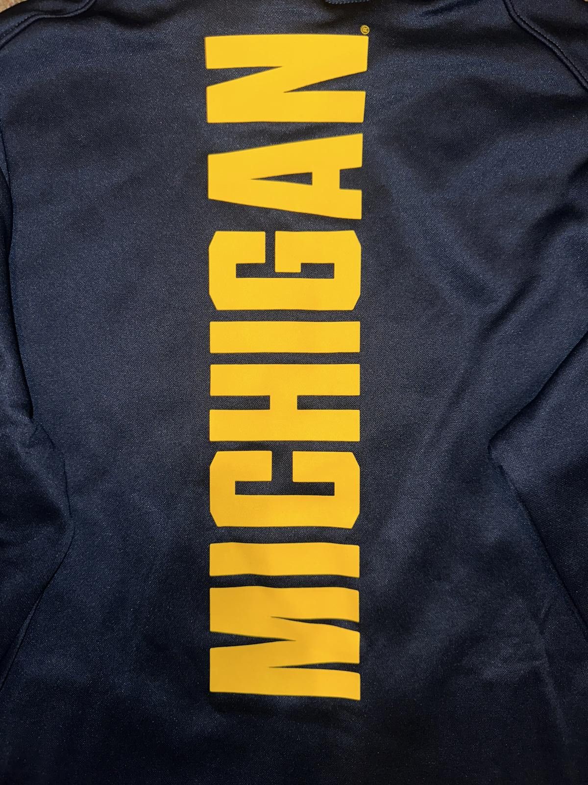 Designer Jordan Brand Michigan Wolverines Navy 2-Hit Performance Pullover Hoodie Size US S / EU 44-46 / 1 - 9 Thumbnail