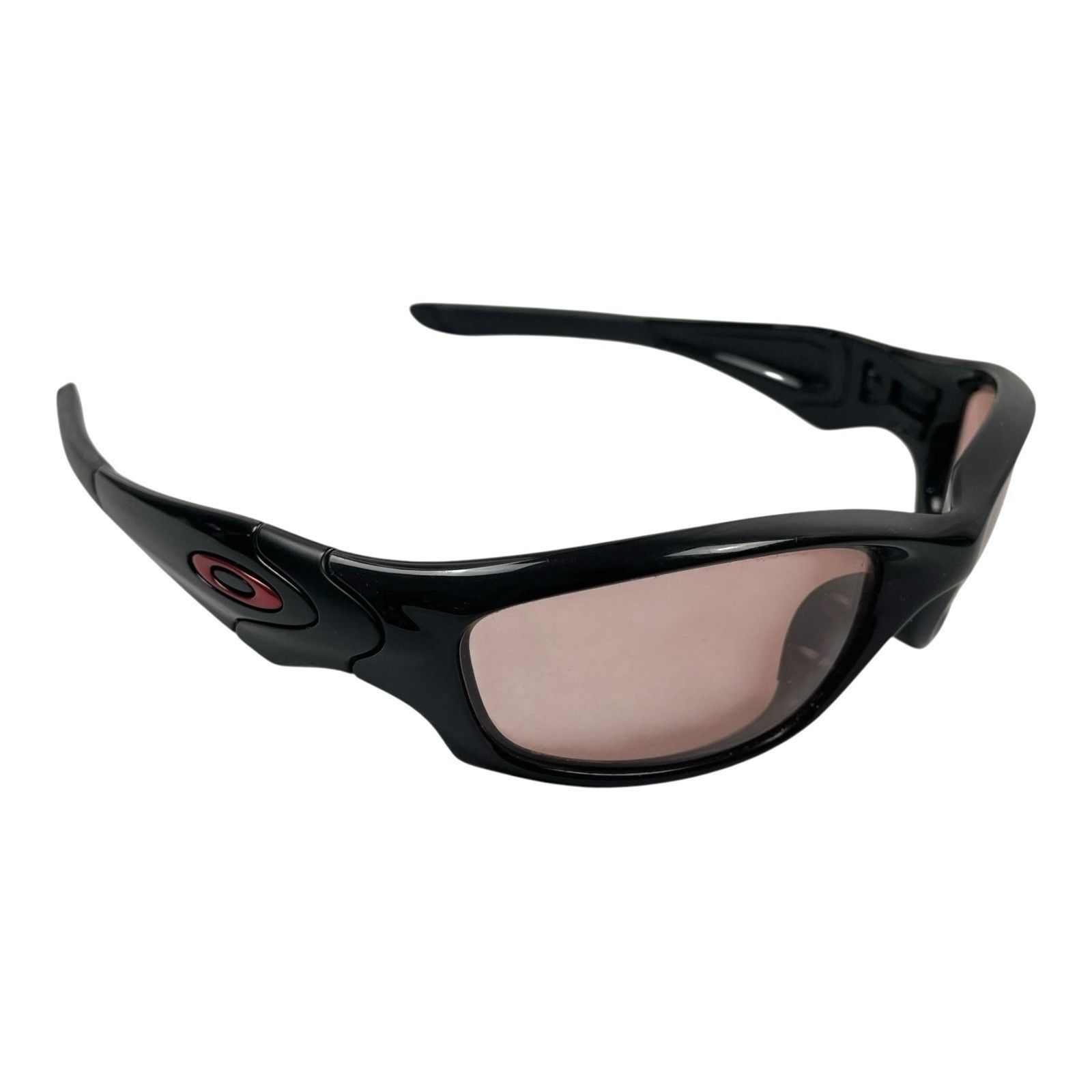 Vintage Oakley Straight Jacket Sunglasses Black Red