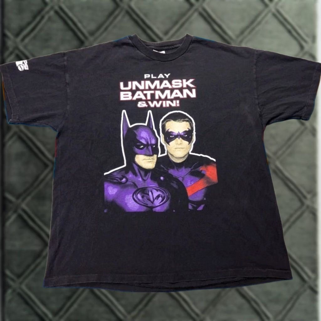 Vintage VINTAGE Batman & Robin Movie Promo Shirt 1997 Single Stitch DC Comics XL Men Black Size US XL / EU 56 / 4 - 1 Thumbnail