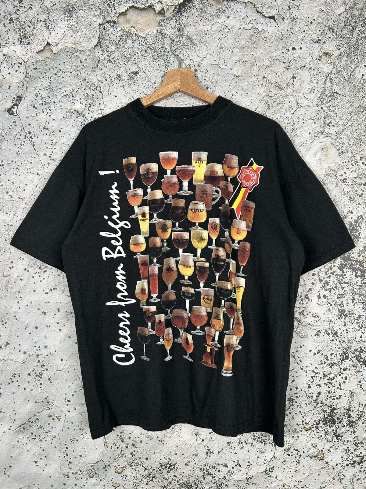 Vintage Vintage Beers Graphic Tee Promo Belgium 90s Size US L / EU 52-54 / 3 - 1 Thumbnail