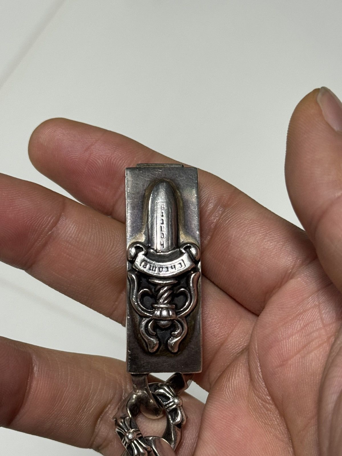 Chrome Hearts Chrome hearts dagger id fancy bracelet Size ONE SIZE - 13 Thumbnail