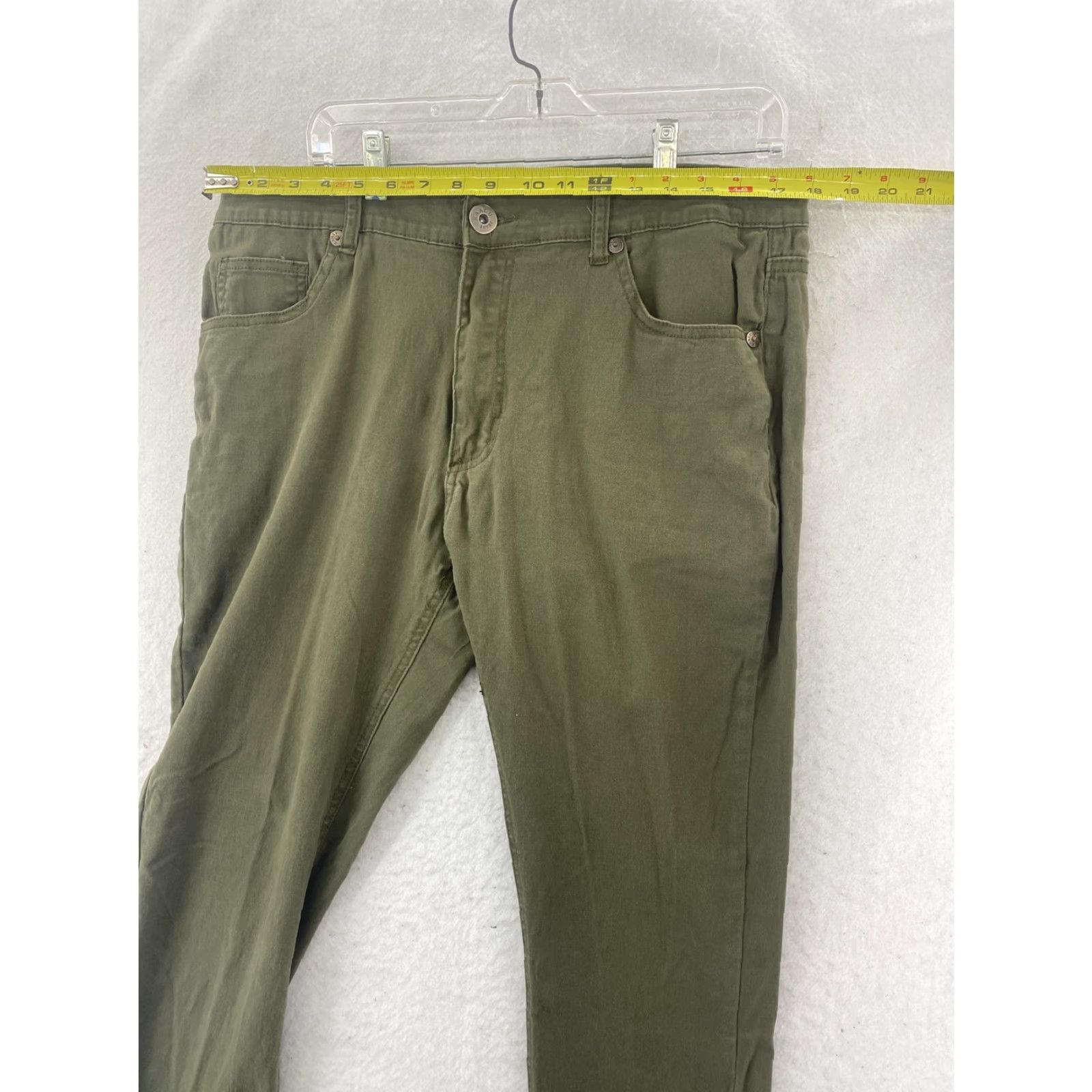 Vintage Kaalu Pants Men's 38×30 Cotton spandex Blend Olive Green Tapered Leg Size US 38 / EU 54 - 2 Thumbnail