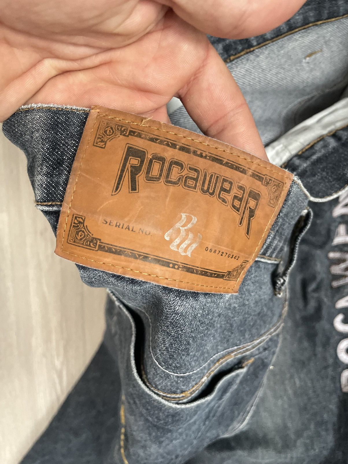 Rocawear Y2K Baggy Rap Jeans Vintage Size US 38 / EU 54 - 7 Thumbnail