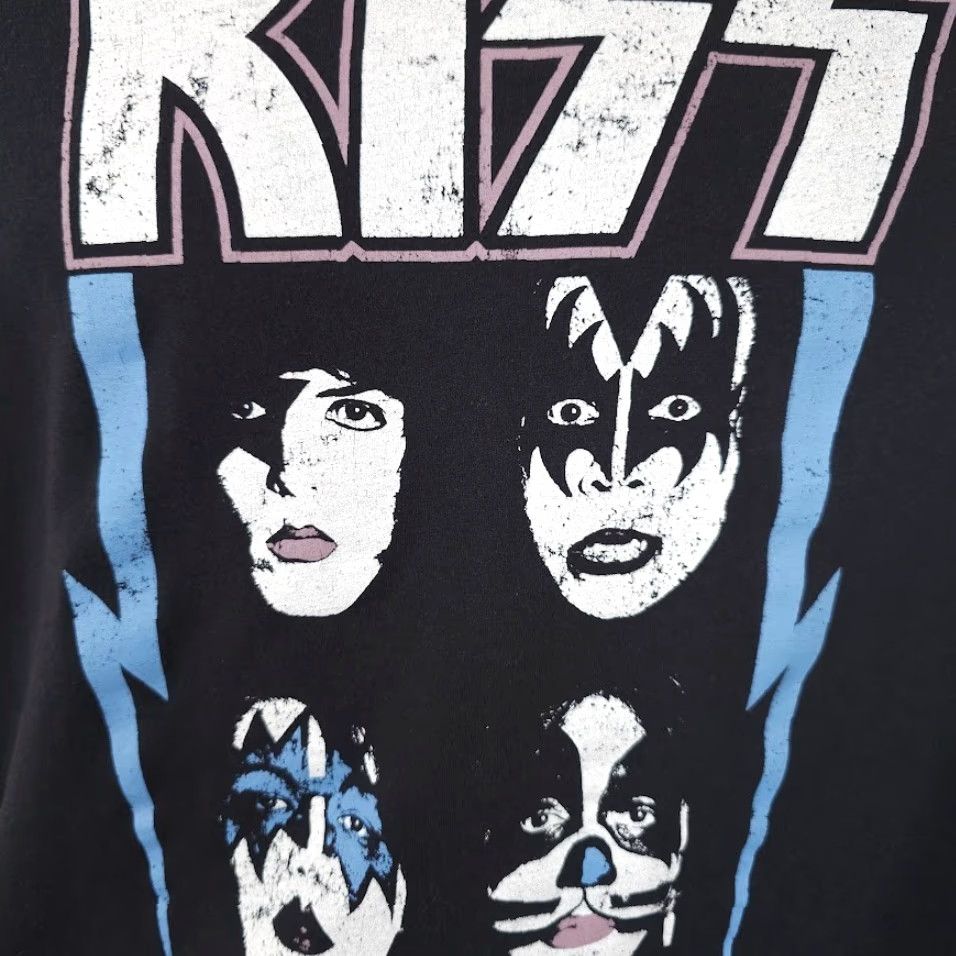 Etro Kiss T Shirt Mens Small Black Rock And Roll Band Tee Repro Retro Size US S / EU 44-46 / 1 - 3 Thumbnail