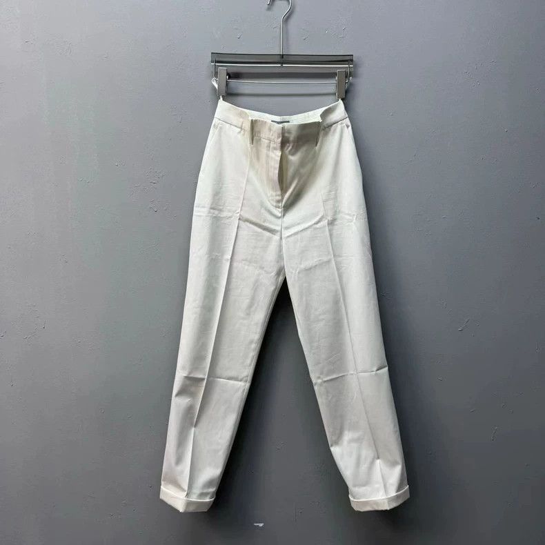 Prada Solid color zipper straight casual pants 2503-Nextarr
