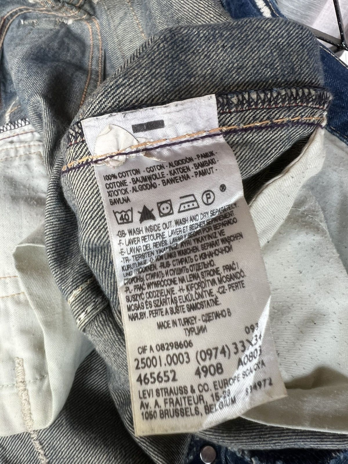 Levi's Vintage 2000s Levi’s RED Large Back Pocket Denim Jeans Size US 33 - 22 Thumbnail
