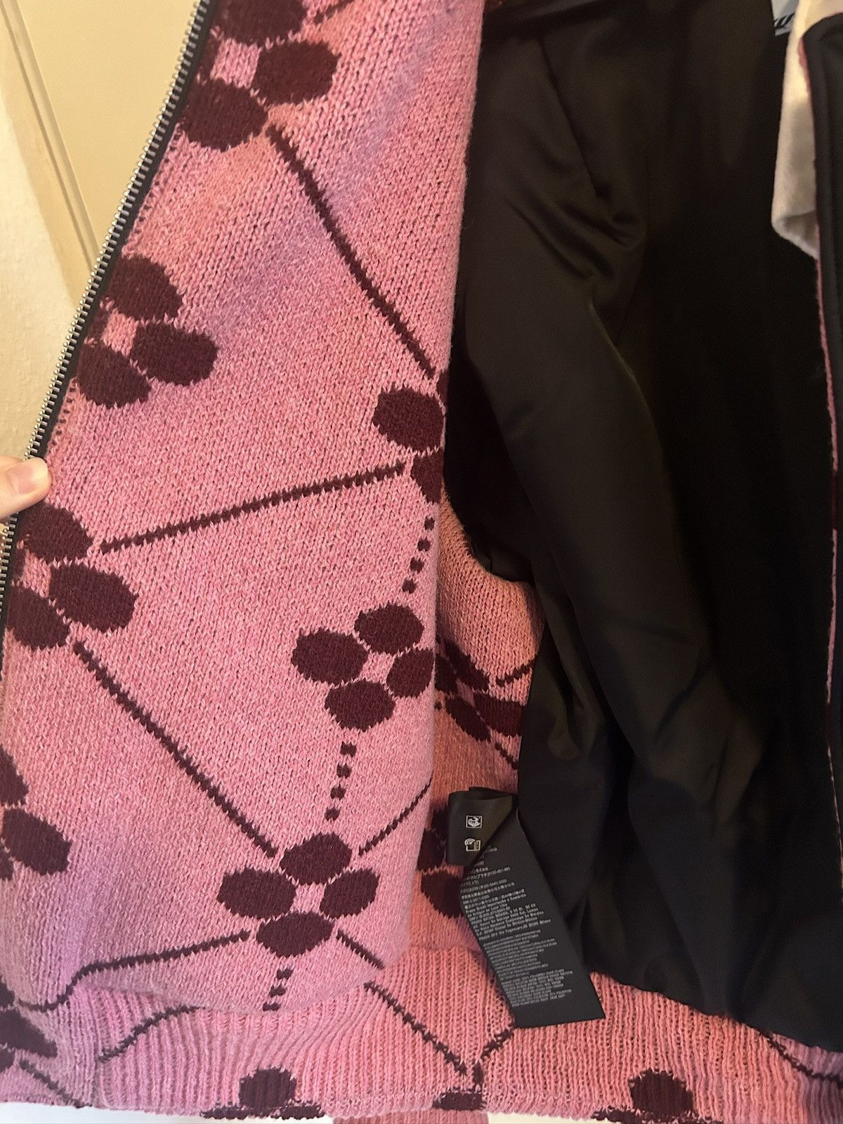 Prada × Raf Simons Prada x Raf Simons bomber jacket Re-Nylon with Jacquard Knit Size S / US 4 / IT 40 - 7 Thumbnail