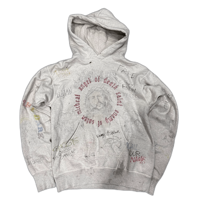Saint Michael Saint Michael Graffiti Hoodie Sweatshirt Size US M / EU 48-50 / 2 - 1 Thumbnail
