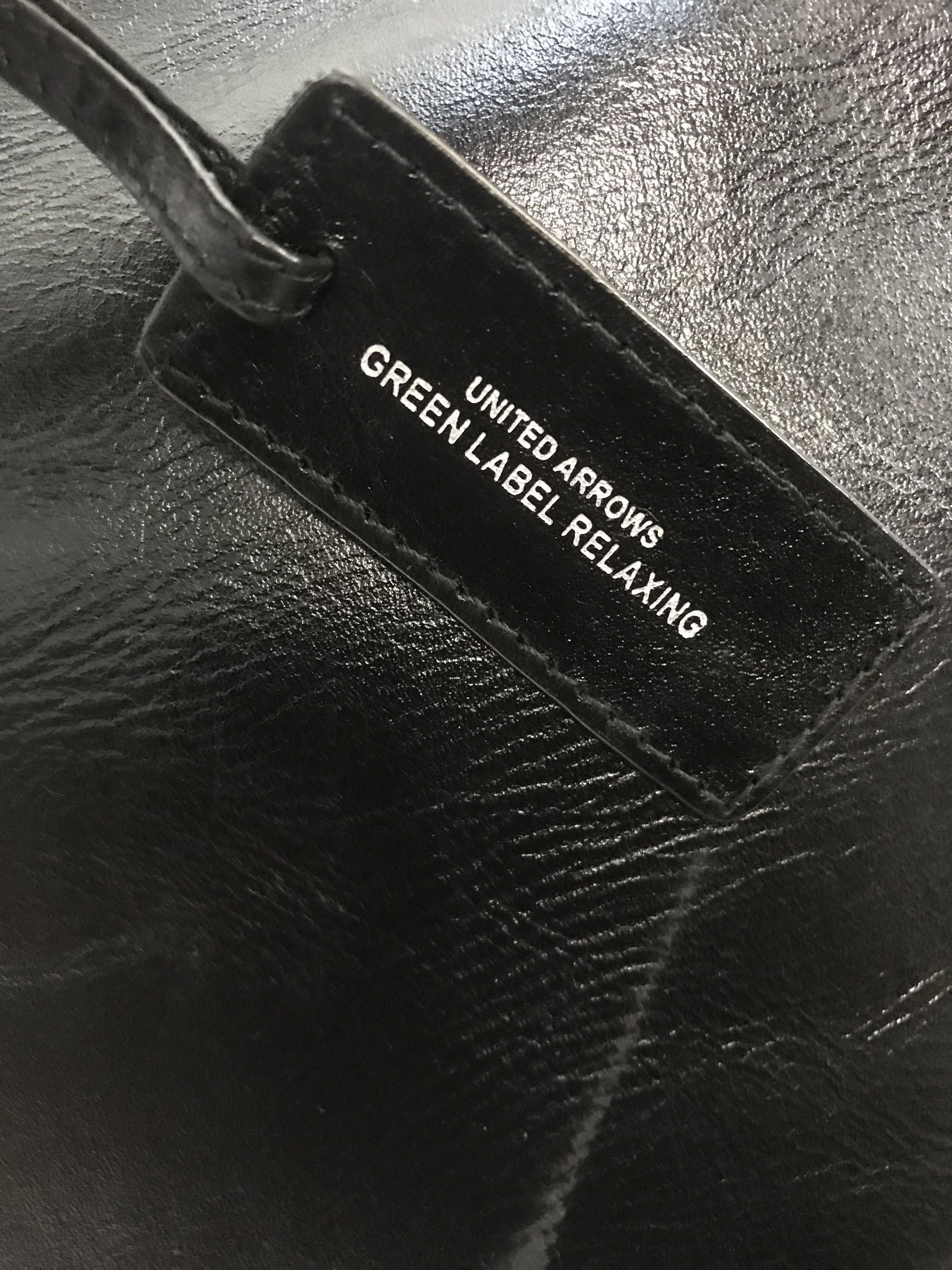 United Arrows United Arrow Black Leather Hand Bag Size ONE SIZE - 13 Thumbnail