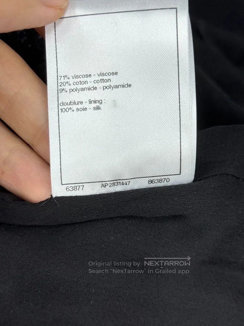 Chanel Chanel 25P Black Pearl Jacket. Size US M / EU 48-50 / 2 - 7 Thumbnail