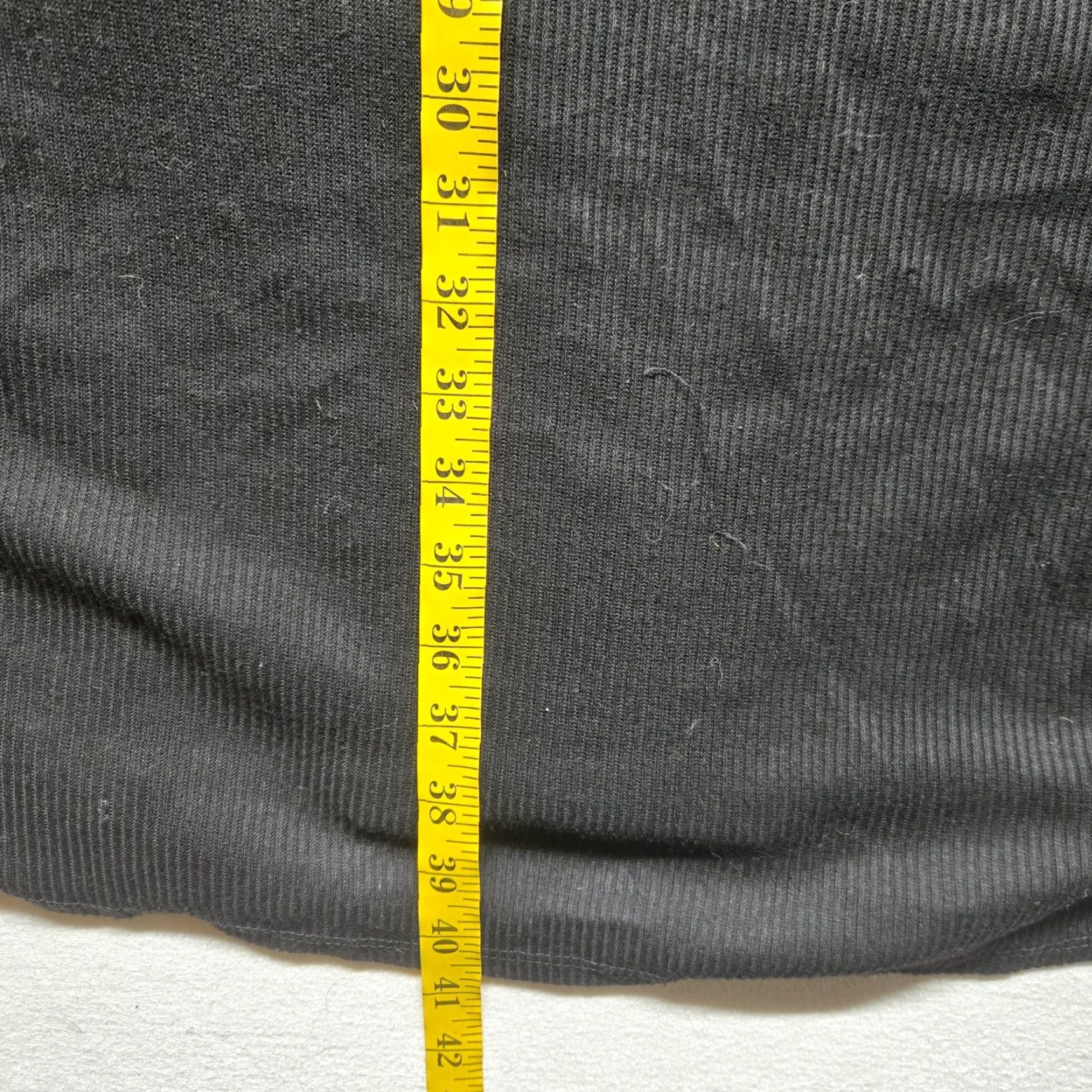Vintage CHADWICKS Solid Black A-Line Dress Half Sleeve Petite Small Womens Size S / US 4 / IT 40 - 7 Thumbnail