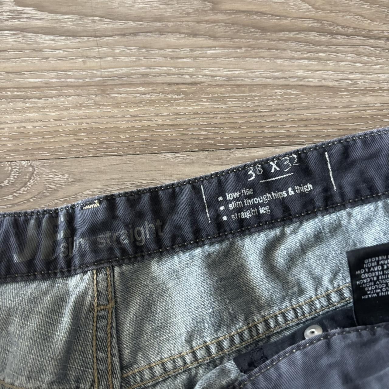 Vintage Crazy Vintage Y2K/2000s Grunge Dark Wash Denim Jeans! 38x32 Size US 38 / EU 54 - 8 Thumbnail
