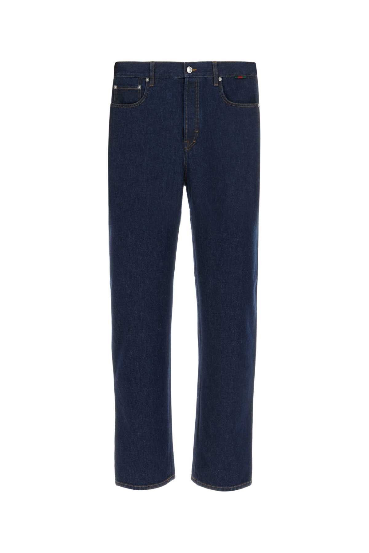 Gucci Dark Blue Denim Jeans Size US 32 / EU 48 - 1 Thumbnail