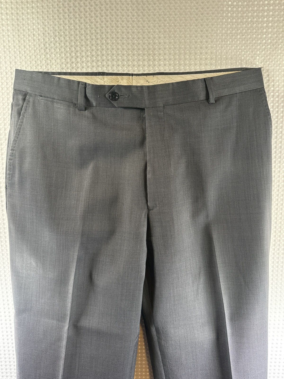 Givenchy Givenchy l00% Flat Front Wool Dress Slacks Size US 35 - 7 Thumbnail